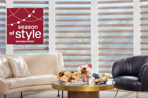 $100 rebate on select Hunter Douglas window fashions