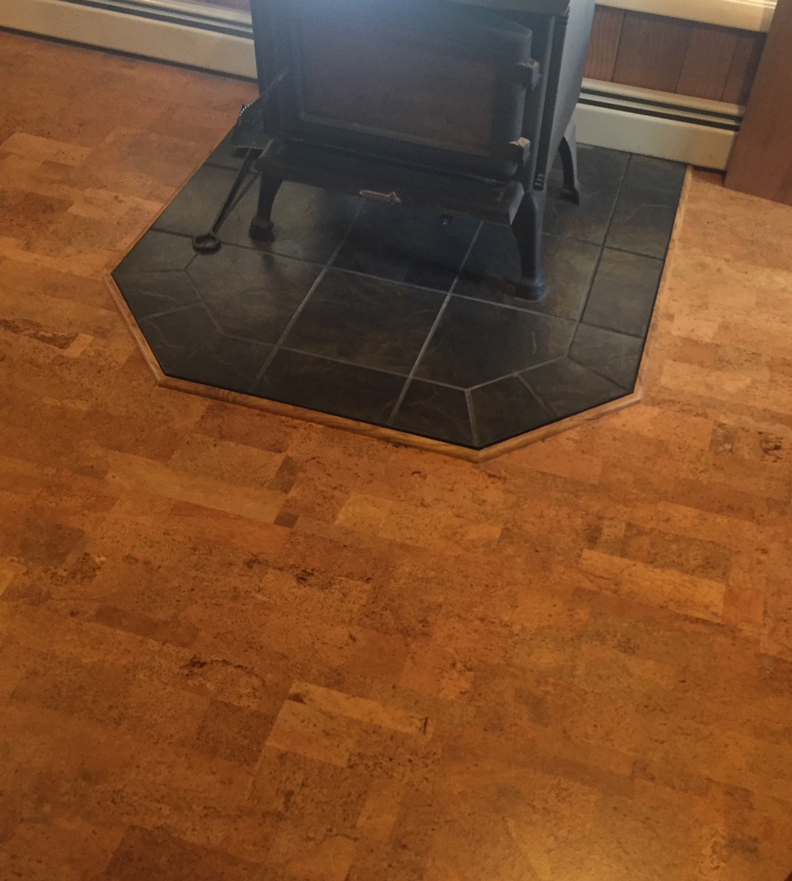 Cork Flooring in bacement